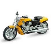 Модель мотоцикла Harley Davidson V-Rod Muscle, желтая, 1:12, Mondo Motors [69005-1]