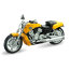Модель мотоцикла Harley Davidson V-Rod Muscle, желтая, 1:12, Mondo Motors [69005-1] - 69005_V_Rod_Muscle1.jpg