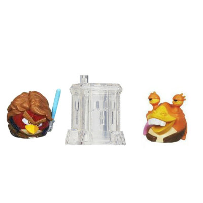 Комплект из 2 фигурок 'Angry Birds Star Wars II. Anakin Skywalker &amp; Jar Jar Binks', TelePods, Hasbro [A6058-23] Комплект из 2 фигурок 'Angry Birds Star Wars II. Anakin Skywalker & Jar Jar Binks', TelePods, Hasbro [A6058-23]