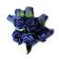Букет 'Розы и бутоны, синие', 9+1 шт., 1:6, ScrapBerry's [SCB401005-03] - SCB401005-03.jpg