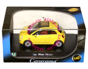Модель автомобиля Fiat 500, желтая, в пластмассовой коробке, 1:43, Cararama [143PND-05]
