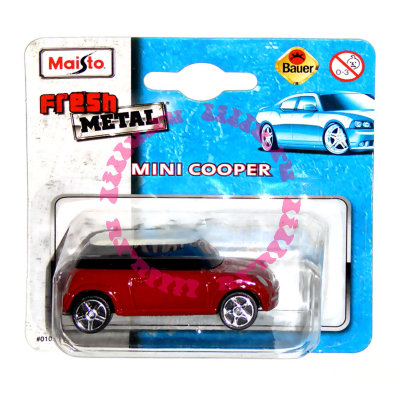 Модель автомобиля Mini Cooper, красная, 1:64-1:72, Maisto [15156-13] Модель автомобиля Mini Cooper, красная, 1:64-1:72, Maisto [15156-13]