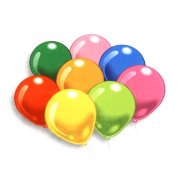 Набор воздушных шариков разных цветов, 25 шт, Everts [45025]