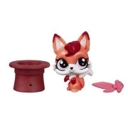 Игрушка 'Петшоп из мешка - лисёнок в шляпе', серия 3/14, Littlest Pet Shop, Hasbro [A8240-3714]