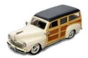 Модель автомобиля Ford Woody 1948, бежевая, 1:43, Yat Ming [94251BE]