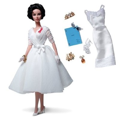 Кукла 'Элизабет Тейлор - Белые Бриллианты' (Elizabeth Taylor - White Diamonds), Barbie Silkstone Gold Label, коллекционная Mattel [W3471] Кукла 'Элизабет Тейлор - Белые Бриллианты' (Elizabeth Taylor - White Diamonds), Barbie Silkstone Gold Label, коллекционная Mattel [W3471]