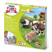 Набор для творчества с полимерной глиной 'Ферма', FIMO Kids - Form & Play, FIMO [8034-01-LZ]