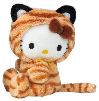 Мягкая игрушка &#039;Хелло Китти в костюме тигра&#039; (Hello Kitty), 14 см, Jemini [150843t] Мягкая игрушка 'Хэлло Китти в костюме тигра' (Hello Kitty), 14 см, Jemini [150843t]
