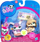 * Призовые зверюшки 2011 - Ангорский Кролик и Бобтейл, Littlest Pet Shop Collector Pets [25871]