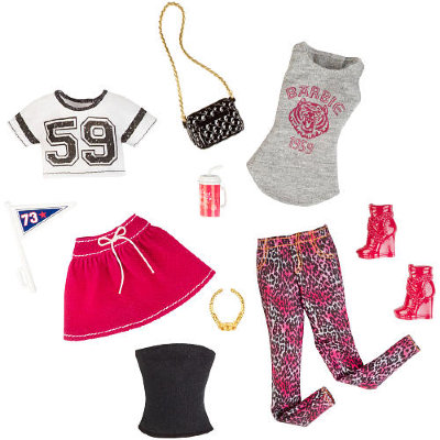 Одежда, обувь и аксессуары для Барби &#039;Спорт&#039;, Barbie [CFY07] Одежда, обувь и аксессуары для Барби 'Спорт', Barbie [CFY07]