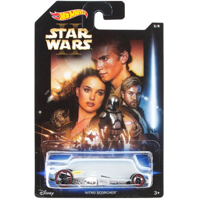 Коллекционная модель автомобиля Nitro Scorcher - Star Wars Episode II, Hot Wheels, Mattel [CJY05] Коллекционная модель автомобиля Nitro Scorcher - Star Wars Episode II, Hot Wheels, Mattel [CJY05]