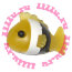 Набор 'Желтая рыбка-клоун G340 - ластик из мешка', Ластики-Фантастики (Gomu), серия 1, Moose [18168-060] - 18168-060.lillu.ru.jpg
