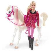 Игровой набор 'Барби тренирует лошадку' с куклой и ходячей лошадкой, Barbie, Mattel [Y6858]
