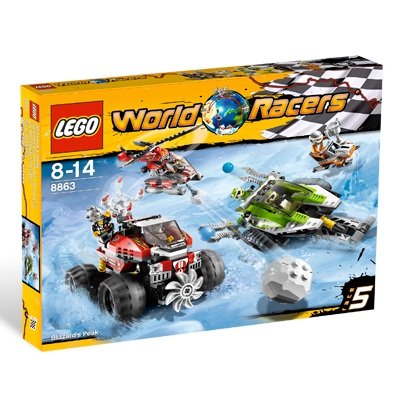 * Конструктор &#039;Снежный буран - Blizzard&#039;s Peak&#039;, серия &#039;World Racers&#039;, Lego Racers [8863] Конструктор 'Снежный буран', Lego Racers [8863]