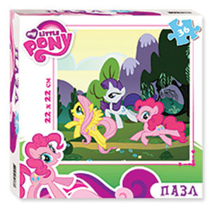 Пазл 'Флаттершай, Пинки Пай и Рарити', 36 элементов, My Little Pony, Затейники [GT8694-1] Пазл 'Флаттершай, Пинки Пай и Рарити', 36 элементов, My Little Pony, Затейники [GT8694-1]