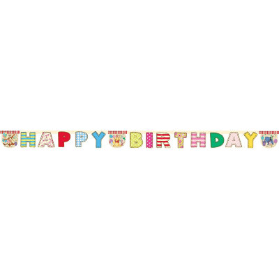 Гирлянда &#039;Happy Birthday - Вечеринка Винни&#039;, 2.4 м, Procos [80504] Гирлянда 'Happy Birthday - Вечеринка Винни', 2.4 м, Procos [80504]