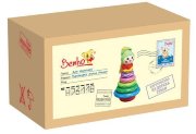 Деревянная развивающая игрушка 'Пирамидка 'Кукла Маша', Benho [H76118]