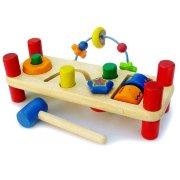 Деревянная развивающая игрушка 'Занимательная полочка' (Busy Bench), I'm Toy [22021]