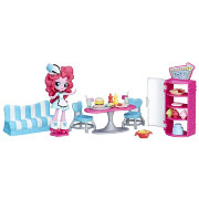 Игровой набор 'Кафе' с мини-куклой Pinkie Pie, 12см, шарнирная, My Little Pony Equestria Girls Minis (Девушки Эквестрии), Hasbro [B9485]