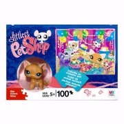 Пазл 'День рождения' (+ 1 зверюшка: Кошка), 100 элементов, Littlest Pet Shop [40624c]