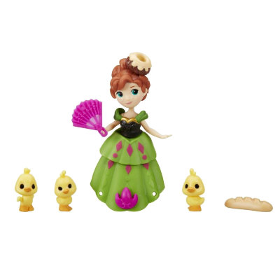 Игровой набор с мини-куклой &#039;Анна и утята&#039;, 7 см, &#039;Маленькое Королевство Принцесс Диснея&#039;, Frozen, Hasbro [C0457] Игровой набор с мини-куклой 'Анна и утята', 7 см, 'Маленькое Королевство Принцесс Диснея', Frozen, Hasbro [C0457]