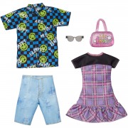 Набор одежды для Барби и Кена, из серии 'Мода', Barbie [HBV73]