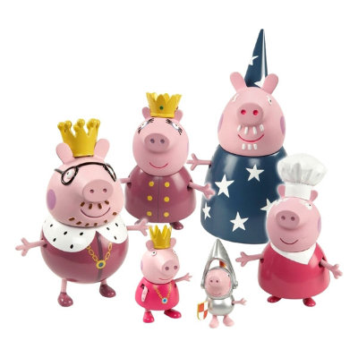 Набор &#039;Королевская семья Пеппы&#039;, 6 фигурок, Peppa Pig [15557] Набор 'Королевская семья Пеппы', 6 фигурок, Peppa Pig [15557]