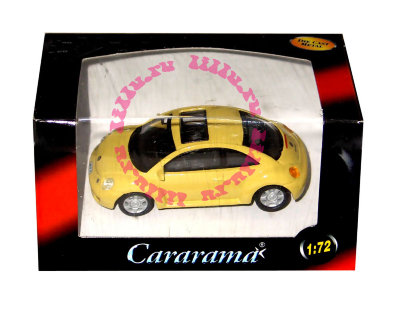 * Модель автомобиля Volkswagen New Beetle 1:72, Cararama [171BND-12] Модель автомобиля Volkswagen New Beetle 1:72, Cararama [171BND-12]
