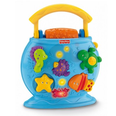 * Музыкальная игрушка &#039;Аквариум&#039; (Tote-a-Tune Fishbowl) из серии &#039;Океан чудес&#039;, Fisher Price [T7157] * Музыкальная игрушка 'Аквариум' (Tote-a-Tune Fishbowl) из серии 'Океан чудес', Fisher Price [T7157]