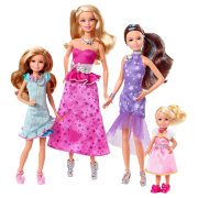 Подарочный набор 'Сёстры' с четырьмя куклами, Barbie, Mattel [Y7562]