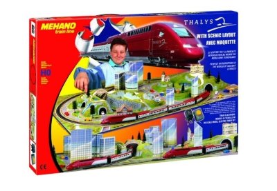 * вскрытая упаковка - Железная дорога с ландшафтом Mehano &quot;Thalys&quot; T365, масштаб HO Железная дорога с ландшафтом Mehano "Thalys" T365, масштаб HO