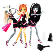 Куклы Meowlody, Toralei и Purrsephone, подарочный набор, 'Школа Монстров', Monster High, Mattel [Y7297]