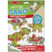 Набор для детского творчества с песком 'Наклейки 'Динозавры', Mess-Free Sand, Melissa&Doug [30040]