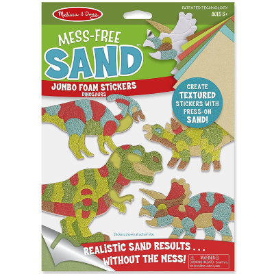 Набор для детского творчества с песком 'Наклейки 'Динозавры', Mess-Free Sand, Melissa&amp;Doug [30040] Набор для детского творчества 'Наклейки 'Динозавры', Mess-Free Sand, Melissa&Doug [30040]