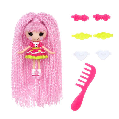 Мини-кукла &#039;Jewel Sparkles&#039;, 7 см, серия &#039;Волосы-нити&#039;, Mini Lalaloopsy Loopy Hair [522140-1] Мини-кукла 'Jewel Sparkles', 7 см, серия 'Волосы-нити', Mini Lalaloopsy Loopy Hair [522140-1]