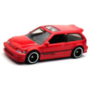 Коллекционная модель автомобиля Honda Civic EF 1990 - HW City 2014, красная, Hot Wheels, Mattel [BDC77]