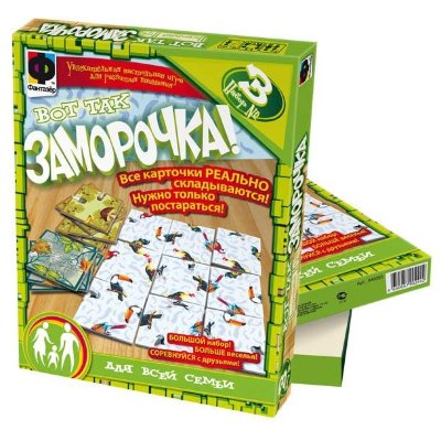Игра настольная 'Вот так заморочка - 27 карточек. Набор №3', из серии 'Игры для всей семьи', Фантазёр [949093] Игра настольная 'Вот так заморочка - 27 карточек. Набор №3', из серии 'Игры для всей семьи', Фантазёр [949093]