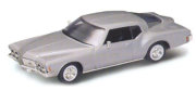 Модель автомобиля Buick Riviera GS 1971, серебристая, 1:43, Yat Ming [94252S]