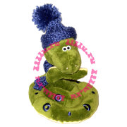 Мягкая игрушка 'Змей Питоша зелёный в синем', 14 см, Orange Exclusive [ОS034/14]