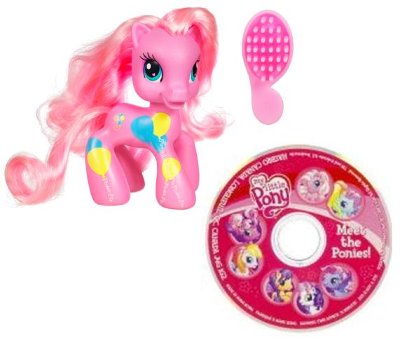 Моя маленькая пони Pinkie Pie с DVD, из серии 'Подружки-2010', My Little Pony, Hasbro [93806D] Моя маленькая пони Pinkie Pie с DVD, из серии 'Подружки-2010', My Little Pony, Hasbro [93806D]