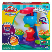 Набор для детского творчества с пластилином 'Двойная порция мороженого' (Double Treat Ice Cream), Play-Doh Plus, Hasbro [A4896]