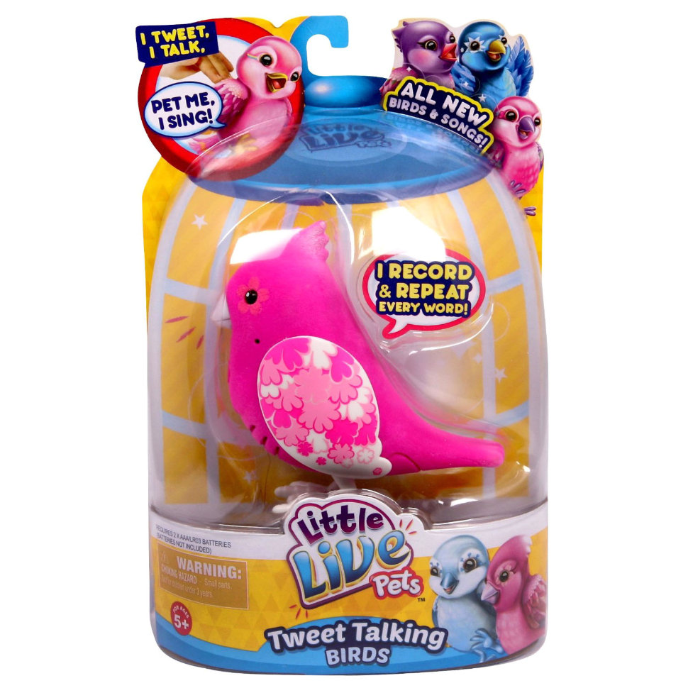 Pink pets. Детские игрушки в виду птицы цветной, говорящей. Птичка little Pets розовая Голди. Птичка little Live Pets "Щебетунья сёрфи".