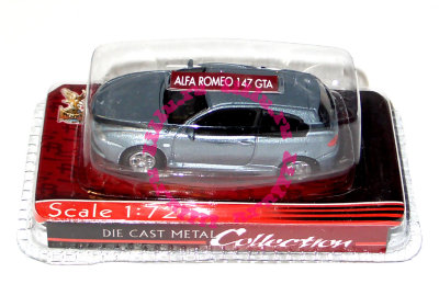 Модель автомобиля Alfa Romeo 147 GTA 1:72, голубой металлик, Yat Ming [72000-51] Модель автомобиля Alfa Romeo 147 GTA 1:72, голубой металлик, Yat Ming [72000-51]