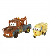 Машинки 'Race Team Mater и Sal Machiani', из серии 'Тачки-2', Mattel [V2841]