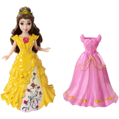 Мини-кукла &#039;Белль&#039;, 9 см, с дополнительным платьем, из серии &#039;Принцессы Диснея&#039;, Mattel [CHD27] Мини-кукла 'Белль', 9 см, с дополнительным платьем, из серии 'Принцессы Диснея', Mattel [CHD27]