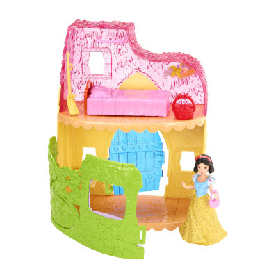 Игровой набор с мини-куклой &#039;Домик Белоснежки&#039; (Snow White Cottage), из серии &#039;Принцессы Диснея&#039;, Mattel [X9434] Игровой набор с мини-куклой 'Домик Белоснежки' (Snow White Cottage), из серии 'Принцессы Диснея', Mattel [X9434]