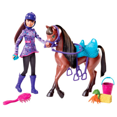 Игровой набор &#039;Скиппер с лошадкой&#039; с куклой и лошадкой, Barbie, Mattel [Y7563] Игровой набор 'Скиппер с лошадкой' с куклой и лошадкой, Barbie, Mattel [Y7563]