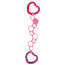 * Держатель для подвесных игрушек 'Сердечки' (O-Link), сиренево-розовый, Oball [81055-2] - 81055-2.jpg
