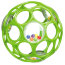 * Мяч с погремушкой (Rattle), зеленый, 9 см, Oball [81031-1] - 81031-1.jpg