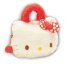 Мягкая сумочка 'Хелло Китти' (Hello Kitty), красные ручки, 15 см, Jemini [150636] - 150636r1.jpg